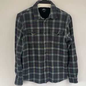 O'Neill Men's Plaid Button-Down Shirt Small